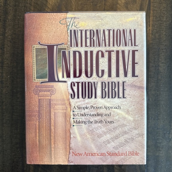 NASB International Inductive Study Bible HC Dust Jacket Larger‎ Print Clean
